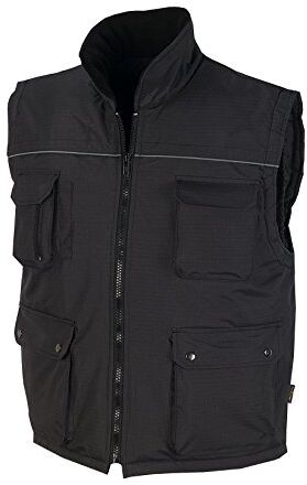 texxor ®, giubbotto a gilet Narvik, di colore nero antracite, Nero, 4270