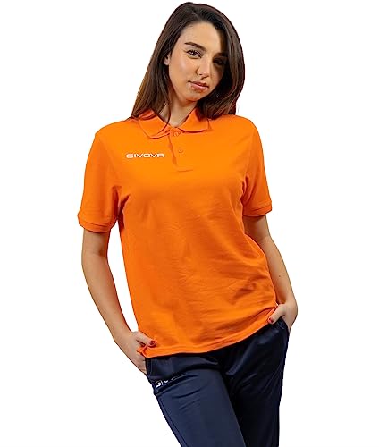 GIVOVA Polo Cotone Piquet Summer Arancio