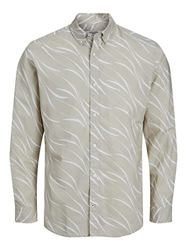 Jack & Jones Camicia fantasia slim fit. Beige