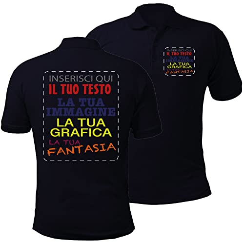 VENEZIANO Gruppo  Polo personalizzata uomodonna polo unisex personalizzabile con stampa , logo , immagini 100% cotone 100% made in Italy.