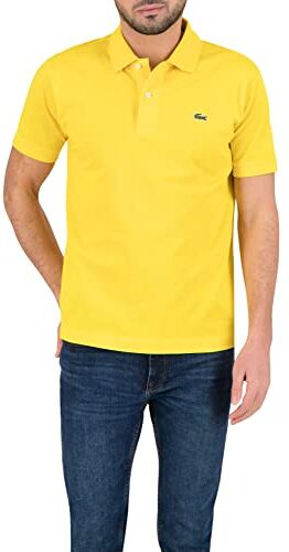 Lacoste LE Polo Migliori A Maniche Corte da Uomo , Giallo, XL