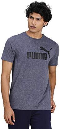 Puma T-Shirt Essentials Heather Uomo S Peacoat Blue