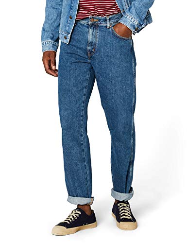 Wrangler Texas Contrast_1, Jeans Uomo, Blu (Vintage Stonewash), 35W / 32L