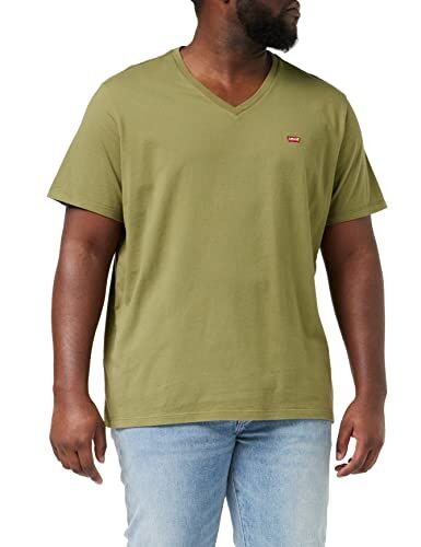 Levis Original Housemark V-Neck, Uomo, Martini Olive, XS