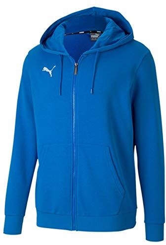 Puma Teamgoal 23 Casuals Felpa con Cappuccio, Blu (Electric Blue Lemonade), XL Uomo