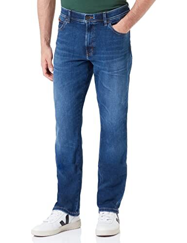 Wrangler Texas Slim Jeans, Rodeo Bull, 36W / 30L Uomo
