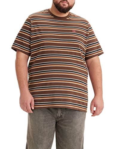 Levis Big & Tall Original Housemark Tee, Uomo, Prep Shaved Chocolate, 3XL