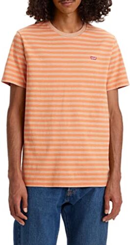 Levis Ss Original Housemark Tee, T-Shirt Uomo, Sleek Brandied Melon, XS