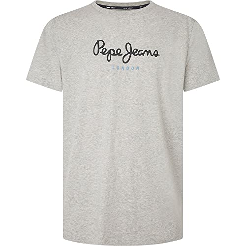Pepe Jeans Eggo N, T-Shirt Uomo, Grigio (Light Grey Marl),S