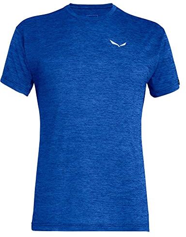 Salewa Puez Melange Dry M S/S Tee T-Shirt, Electric Melange, S Uomo