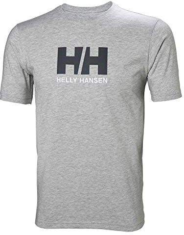 Helly Hansen Uomo Maglietta HH Logo, 3XL, Grigio Melange