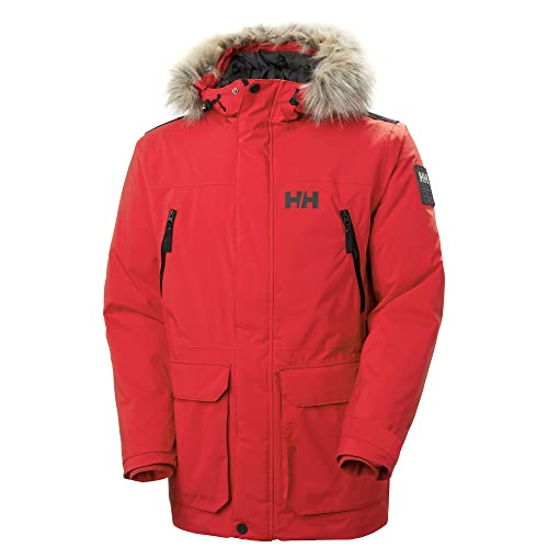 Helly Hansen Uomo Reine Parka, Rosso, 2XL