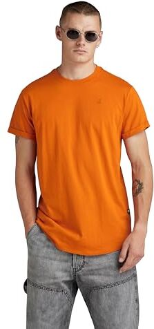 G-STAR RAW Lash T-Shirt, T-shirt Uomo, Olivastro (orange -B353-1018), XL