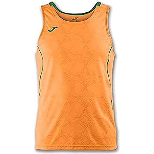 Joma Sport, Shirt Unisex, Arancione/Verde, 2XS