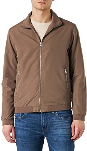 Jack & Jones JJERUSH Harrington Bomber Noos Bombardiere, Falcon, S Uomini