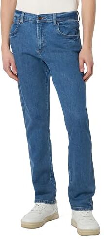 Wrangler Texas Slim Jeans, Barn, 32W / 32L Uomo