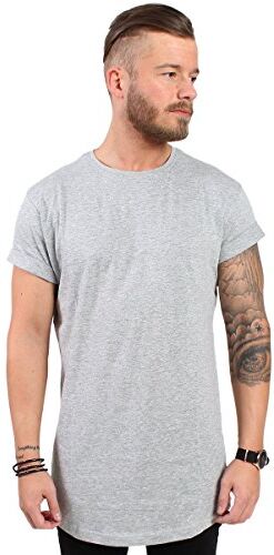 Urban Classics Maglietta Uomo A Maniche Corte, T-Shirt Uomo, Grey, S