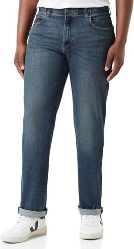 Lee Straight Fit MVP Jeans, Blu (Maverick), 34W / 34L Uomo