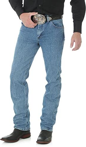 Wrangler Jeans da Uomo Big And Tall Premium Performance Cowboy Cut Slim Fit, delavé, 32W x 34L