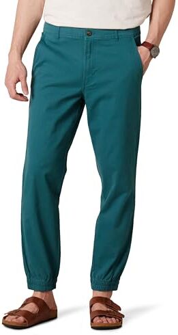 Amazon Essentials Pantaloni della Tuta con Taglio Dritto Uomo, Verde Acqua Slavato, L