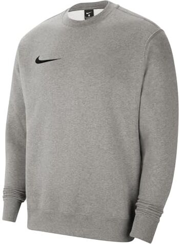 Nike Park 20, Felpa Uomo, Dk Grey Heather/Nero, XL