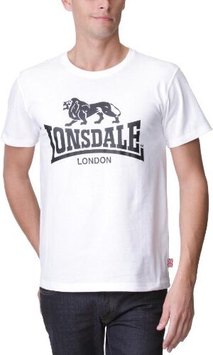 Lonsdale Logo T-Shirt Bianco XL (UK L)