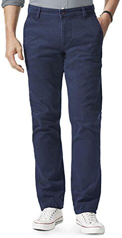 Dockers Alpha Original Khaki, Pantaloni Uomo, Blu (Pembroke 0435), 33W / 32L