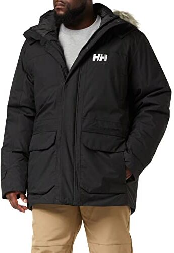 Helly Hansen Montes Parka Down Jacket Giacca, Uomo, Negro, XL