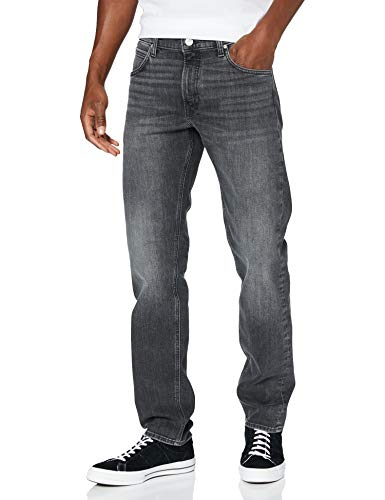 Lee Daren Zip Fly Jeans, Nero (Aimant Dk Worn), 42W / 34L Uomo