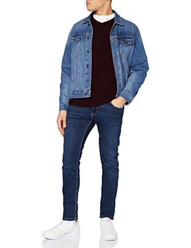 Jack & Jones Maglione da uomo con scollo a V, Port Royale, XXXL