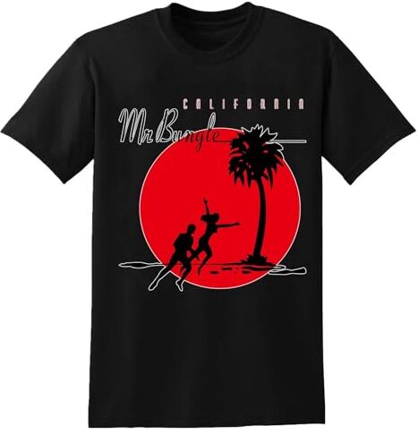 LAOCHUANZHANG Mr Bungle California Mike Patton Fantomas Tomahawk T-Shirt Men's Unisex Tee Shirt Black 3XL