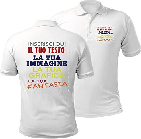 VENEZIANO Gruppo  Polo personalizzata uomodonna polo unisex personalizzabile con stampa , logo , immagini 100% cotone 100% made in Italy.