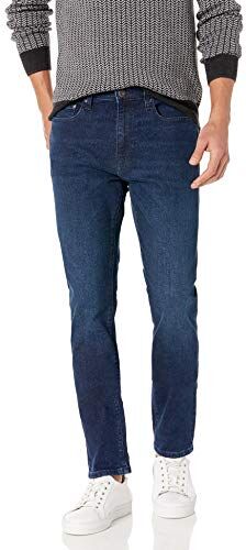 Amazon Essentials Jeans Elasticizzati Comodi Skinny (in precedenza Goodthreads) Uomo, Indaco Sabbiato, 38W / 34L