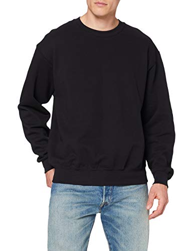 Fruit of the Loom 62-202-0 Pullover, Black, L Uomo