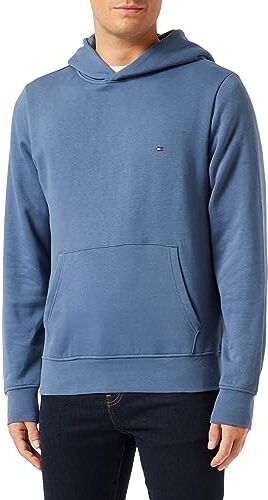 Tommy Hilfiger Flag Logo Hoody  Maglie Pesanti, Blu (Faded Indigo), XS Uomo