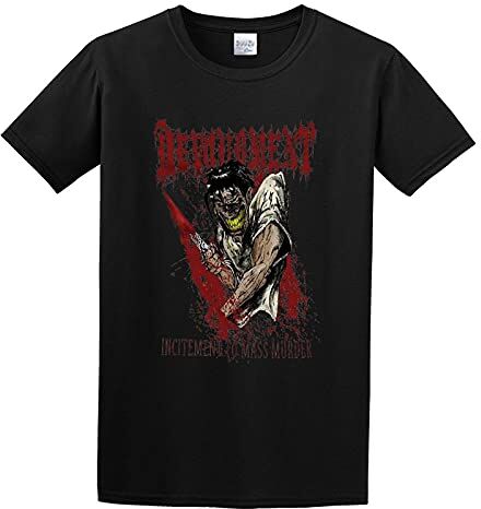 XULANS Devourment Incitement Men's T-Shirt Black Graphic Unisex Tee Shirt XL