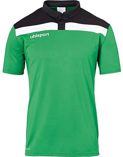 Uhlsport Offense 23 Polo Shirt Uomo, Uomo, , Verde/Nero/Bianco, L