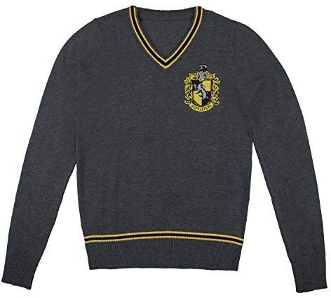 Cinereplicas Maglia Harry Potter Hogwarts Collo a V Adulti e Bambini Licenza Ufficiale Harry Potter