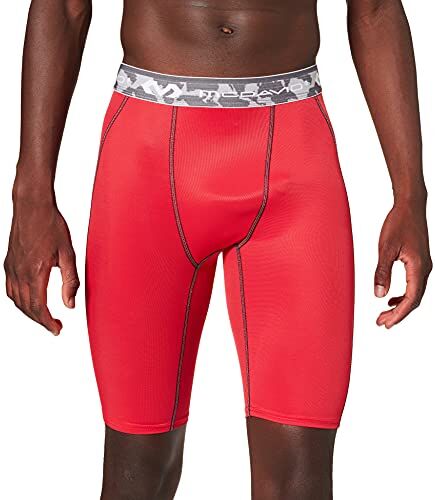 Mcdavid Compression Pantaloni Uomo, Rosso (Scarlet), Taglia Produttore: XXL