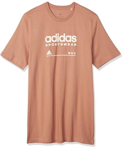 Adidas M Lounge Tee, T-Shirt Uomo, Clay Strata, L