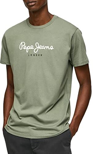 Pepe Jeans Eggo N, T-Shirt Uomo, Verde (Casting),XS