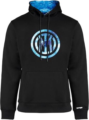 Inter FC nazionale Milano S.p.A Felpa Galaxy Unisex-Adulto, Diverse Taglie/Colori Disponibili, Collezione Galaxy, Adatta a Tutti i Tifosi Nerazzurri, Prodotto Ufficiale