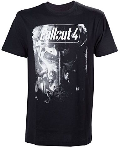 Bioworld FALLOUT 4 Uomo Brotherhood of Steel Short Sleeve T-Shirt, Nero, XX-Large [Edizione: Regno Unito]