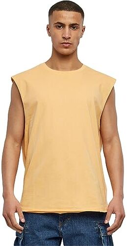 Urban Classics Open Edge Sleeveless Tee T-Shirt, Paleorange, XXXL Uomo