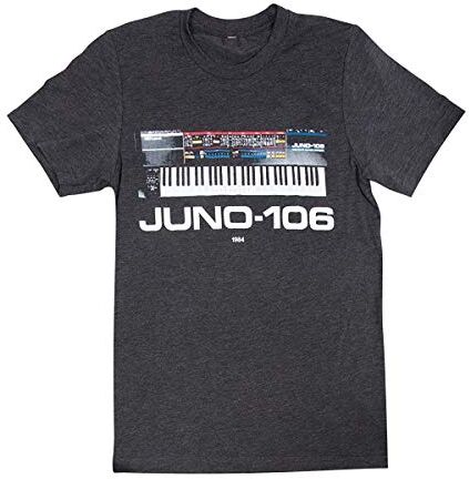 Roland Authentic Juno-106 Crew Tshirt, Grey, size: 2X-Large ()