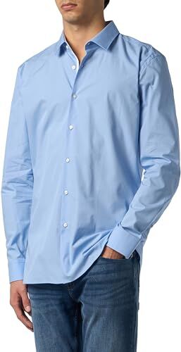 HUGO Ekoy, Camicia Uomo, Light/Pastel Blue148, 37