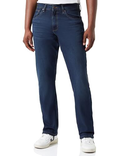Wrangler Athletic Fit Jeans, Jagged, 34W x 32L Uomo