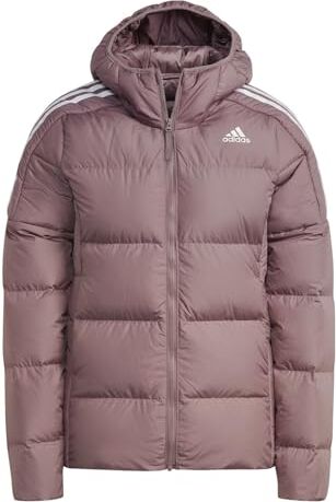 Adidas Essentials Midweight Hooded Giacca imbottita, Purple, XL