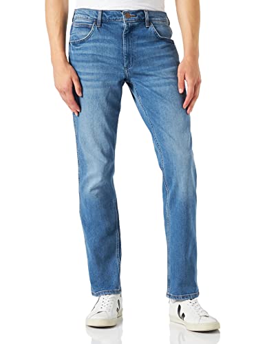 Wrangler Greensboro Jeans, Blu (New Favorite), 40W / 36L Uomo