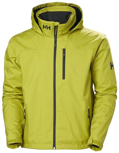 Helly Hansen Crew Hooded Midlayer Jacket Giacca, Muschio brillante, XXL Uomo